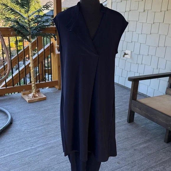 Joseph Ribkoff | Sleeveless Tunic Pant Set - Picture 3 of 9